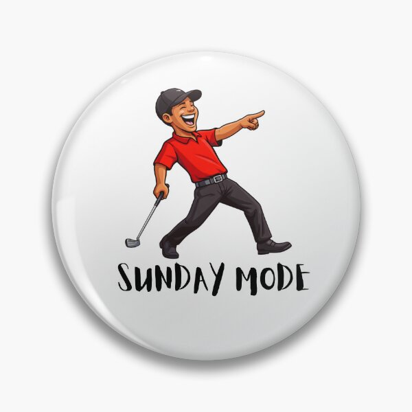 Item preview, Sunday Mode Golf Cartoon Illustration designed and sold by QuietTeeClub.