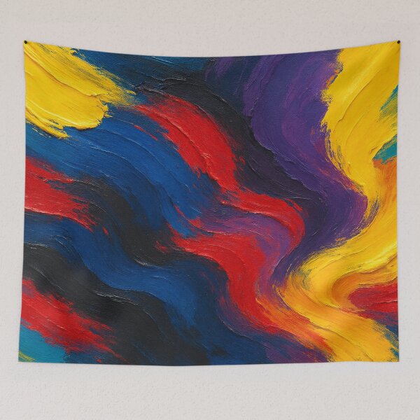 Item preview, Fiery waves of color designed and sold by Sigtrix.