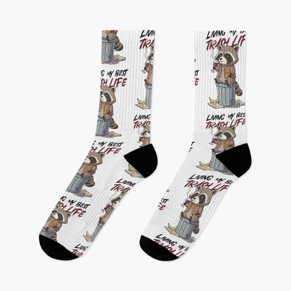 Item preview, Living my best trash life, raccoon meme. designed and sold by Tonsala.