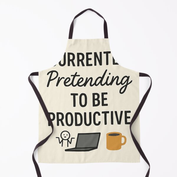 Item preview, Currently Pretending to Be Productive Funny Work Quote designed and sold by mbmstores.