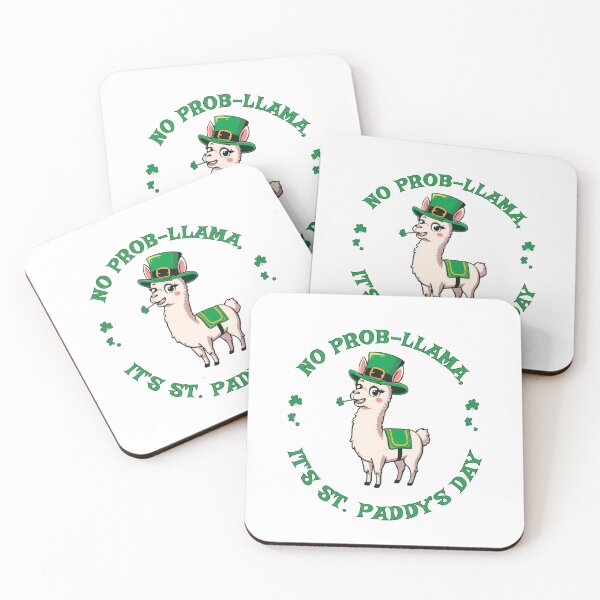 Item preview, No Prob-Llama St. Paddy’s Day designed and sold by DreamArtmaStudio.