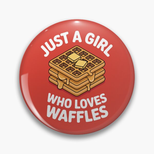 Item preview, Just a Girl Who Loves Waffles designed and sold by jkrphoto.