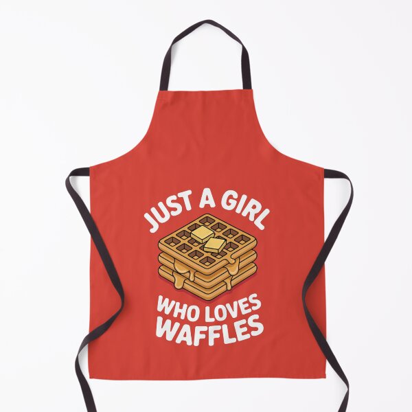 Item preview, Just a Girl Who Loves Waffles designed and sold by jkrphoto.