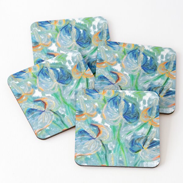 Item preview, Where Light Gathers — Anthurium Ocean Blue designed and sold by 83oranges.com.