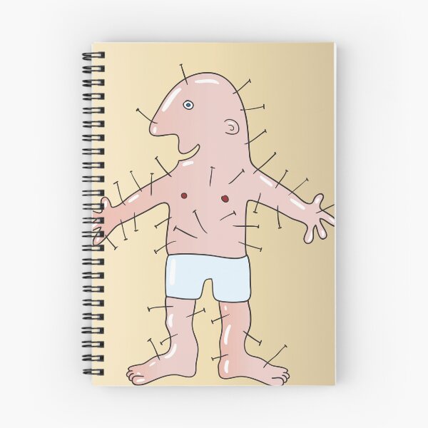 Item preview, Man Covered in Many Acupuncture Needles designed and sold by Miro’s Twisted Ink.