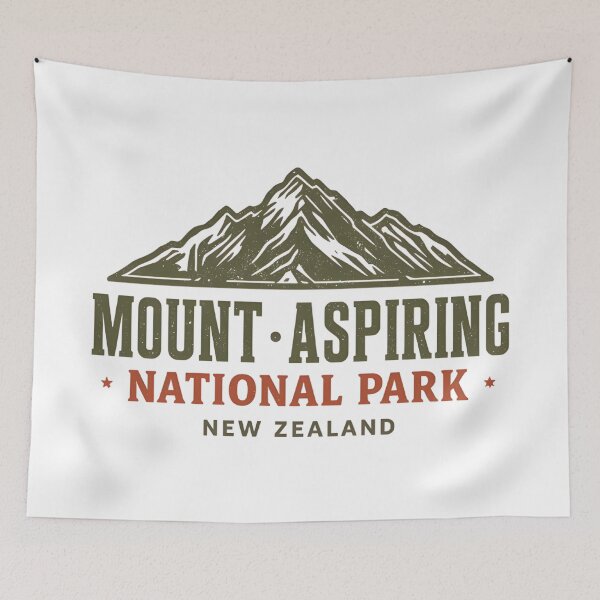 Item preview, Mount Aspiring National Park - New Zealand designed and sold by GoodOldVintage.