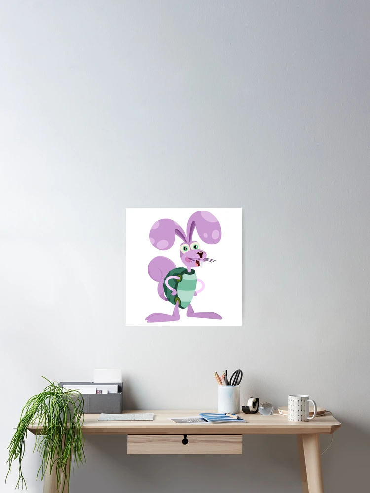 Thumbnail 2 of 3, Poster, The Rabbit - Turtle designed and sold by liquid-print.