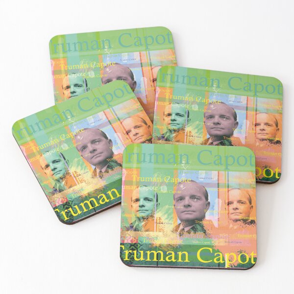 Item preview, Truman Capote Pop Art: Colorful Authorial Collage Aesthetics designed and sold by Mauswohn.