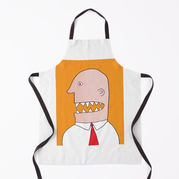 Item preview, Businessman with Sharp Predator Teeth Illustration designed and sold by Miro’s Twisted Ink.