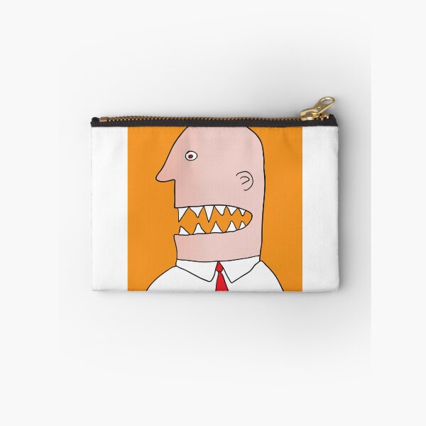 Item preview, Businessman with Sharp Predator Teeth Illustration designed and sold by Miro’s Twisted Ink.