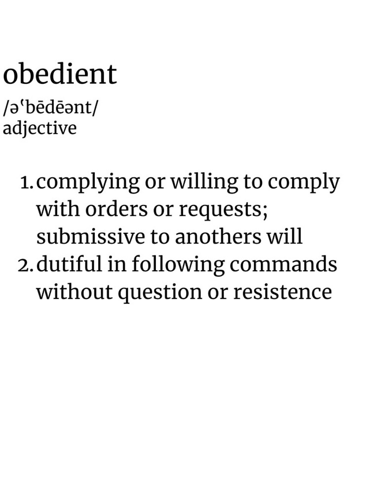 Thumbnail 4 of 4, iPhone Case, Clarifying Definitions: Obedient designed and sold by RaeganIvy.