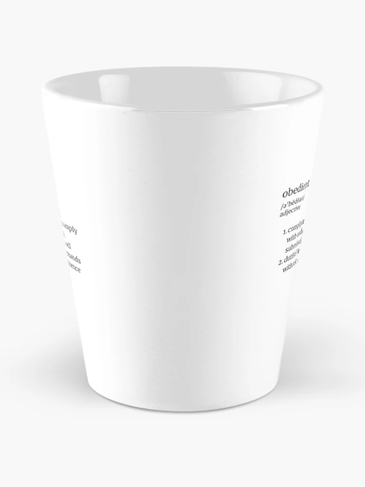 Thumbnail 2 of 4, Coffee Mug, Clarifying Definitions: Obedient designed and sold by RaeganIvy.