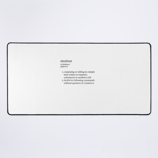 Item preview, Clarifying Definitions: Obedient designed and sold by RaeganIvy.