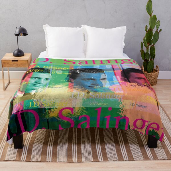 Item preview, J.D. Salinger Pop Art: Modern Author Portrait Collage designed and sold by Mauswohn.