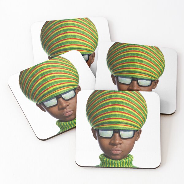 Item preview, Cool Reggae Kid Portrait Rasta Colors and Sunglasses designed and sold by Keltoi-art.