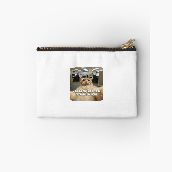 Item preview, Monday Excel Humor – Funny Office Cat Meme designed and sold by M0ch4.