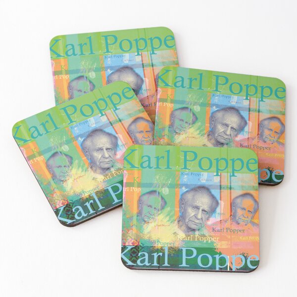 Item preview, Karl Popper Pop Art: Modern Philosophers Portrait Collage designed and sold by Mauswohn.