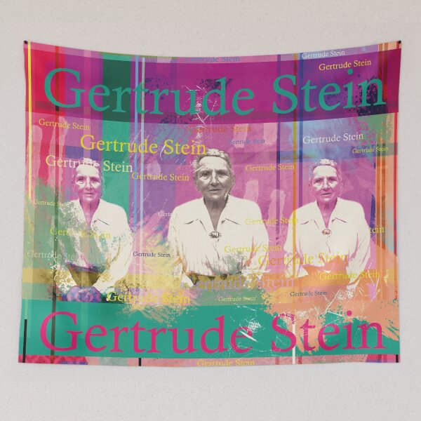 Item preview, Gertrude Stein Pop Art: Modern Author Portrait Collage designed and sold by Mauswohn.