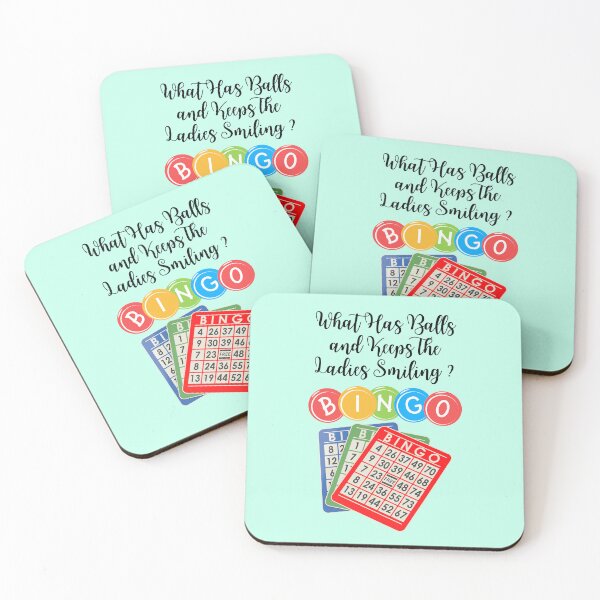 Item preview, What Has Balls and Keeps The Ladies Smiling Bingo designed and sold by JI-PIXEL-PLACE.