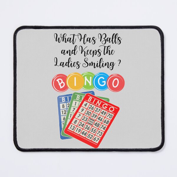 Item preview, What Has Balls and Keeps The Ladies Smiling Bingo designed and sold by JI-PIXEL-PLACE.