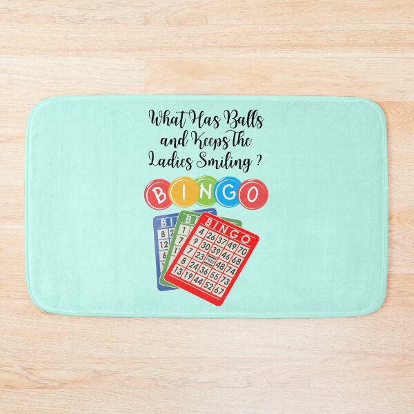 Item preview, What Has Balls and Keeps The Ladies Smiling Bingo designed and sold by JI-PIXEL-PLACE.
