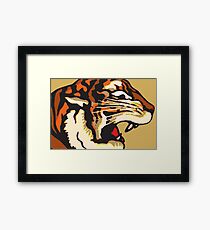 Woodcut Framed Print