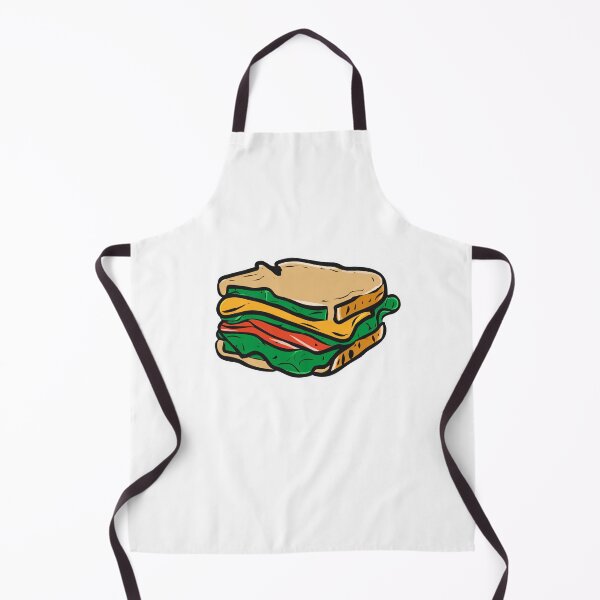 Item preview, Simple Cartoon Sandwich — Fun Food Design designed and sold by SleekLineSketches.