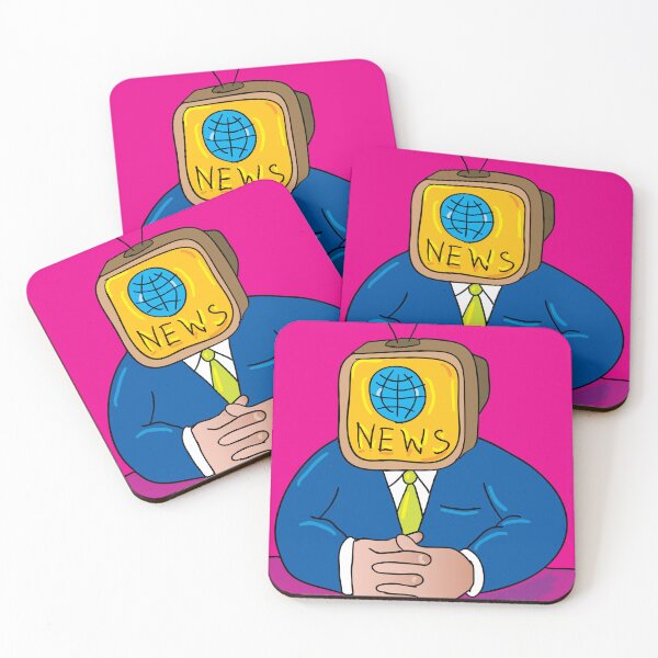 Item preview, News Anchor with Television for a Head designed and sold by Miro’s Twisted Ink.