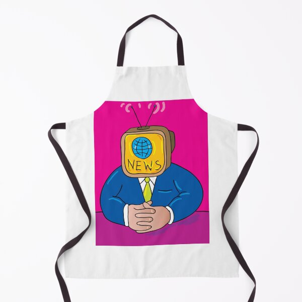 Item preview, News Anchor with Television for a Head designed and sold by Miro’s Twisted Ink.