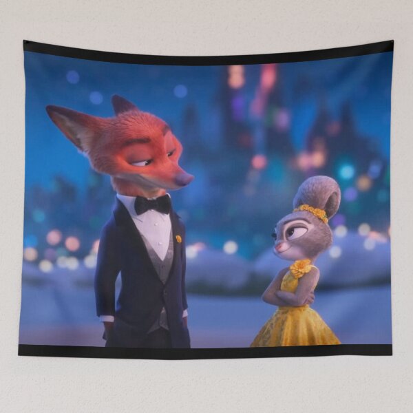 Item preview, Zootopia 2 Romantic Cute Judy Hopps / Nick Wilde / Sticker Pack, phone cases, shirt, journals, bags, blankets,  etc / Zootopia Merch / Animation Movie  designed and sold by TeenLake.