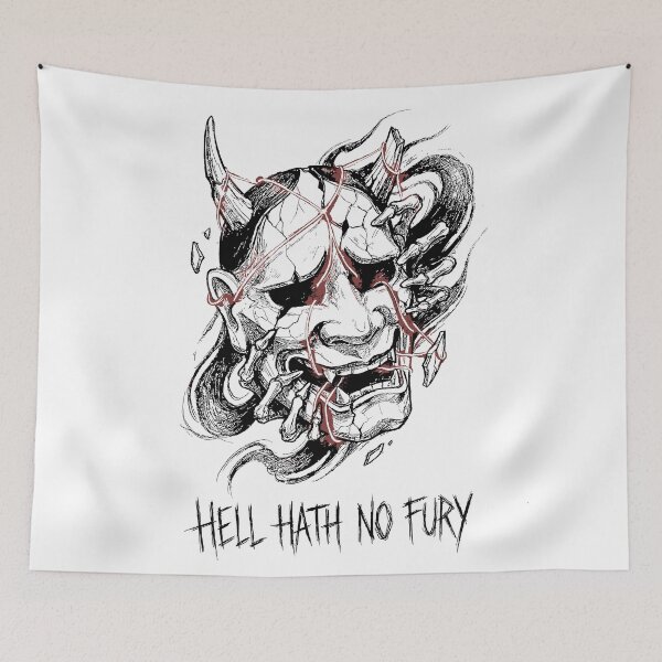 Item preview, Shattered Spirit Mask - Hannya Mask designed and sold by bapupa.