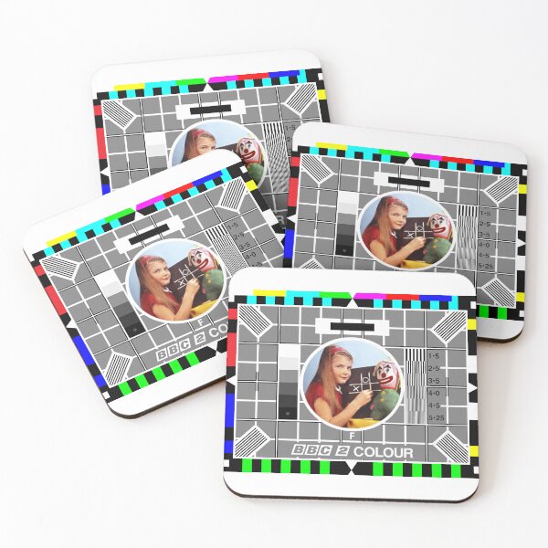 Item preview, beebthings Testcard F on white designed and sold by Beeb Things.