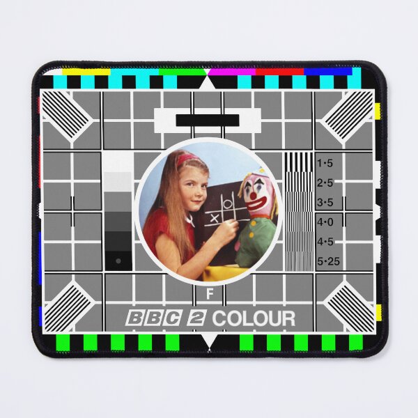 Item preview, beebthings Testcard F on white designed and sold by Beeb Things.