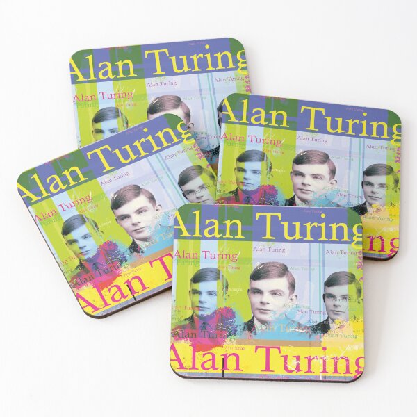 Item preview, Alan Turing Pop Art: Visionary Computer Pioneer Portrait Collage designed and sold by Mauswohn.