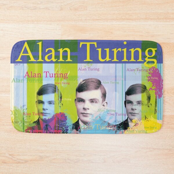 Item preview, Alan Turing Pop Art: Visionary Computer Pioneer Portrait Collage designed and sold by Mauswohn.