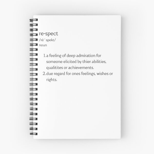Item preview, Clarifying Definitions: Respect designed and sold by RaeganIvy.