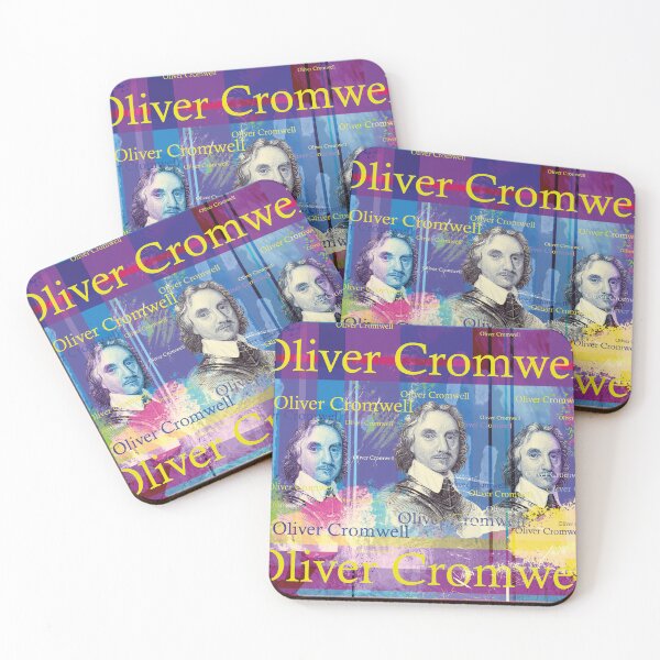 Item preview, Oliver Cromwell Pop Art: Historical Lord Protector Portrait Collage designed and sold by Mauswohn.