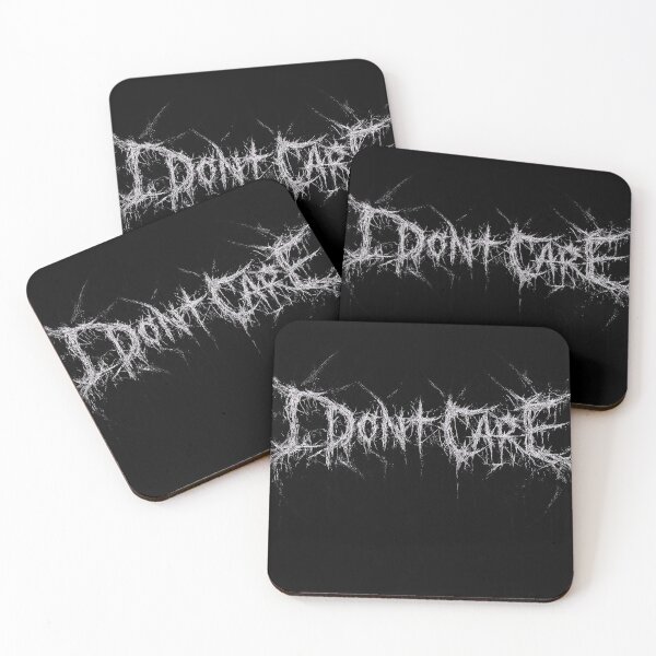 Item preview, I Don't Care Deathcore Logo designed and sold by AntiFormApparel.