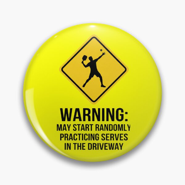 Item preview, May start randomly practicing serves in the driveway -Pickleball designed and sold by SocialStaticz.