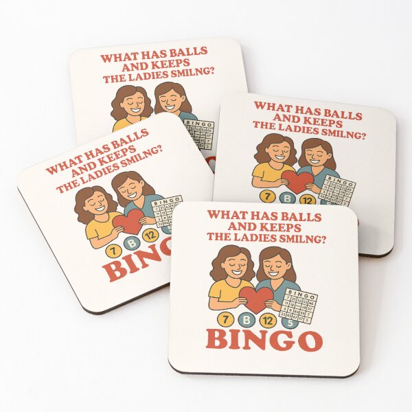 Item preview, What Has Balls and Keeps The Ladies Smiling Bingo designed and sold by JI-PIXEL-PLACE.