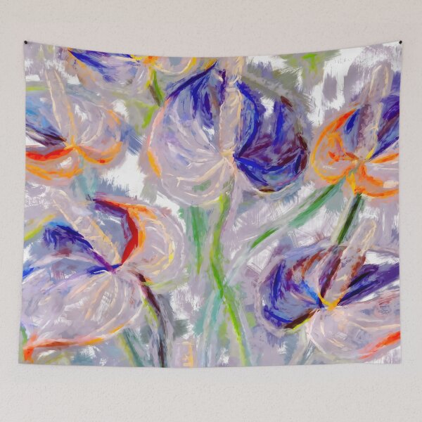 Item preview, Where Light Gathers — Anthurium Flora Violet designed and sold by 83oranges.com.