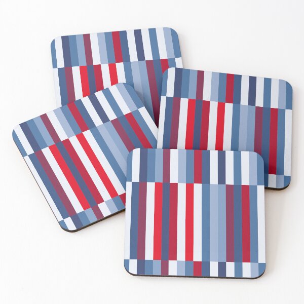 Item preview, Red and Blue Block, Geometric, Stripes designed and sold by OneThreeSix.
