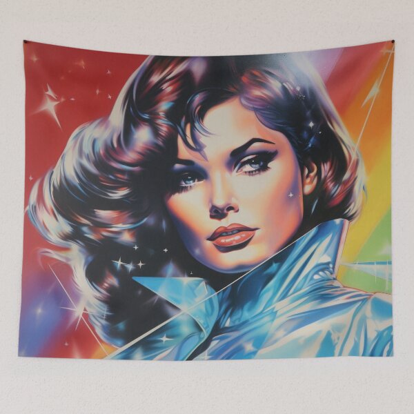 Item preview, Cosmic Queen: Retro-Futuristic Sci-Fi Heroine designed and sold by Mauswohn.