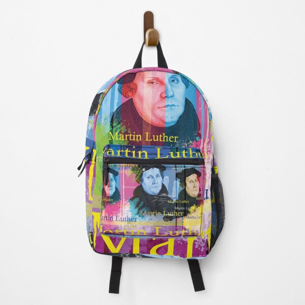 Item preview, Martin Luther Pop Art: Historical Reformer Portrait Collage designed and sold by Mauswohn.