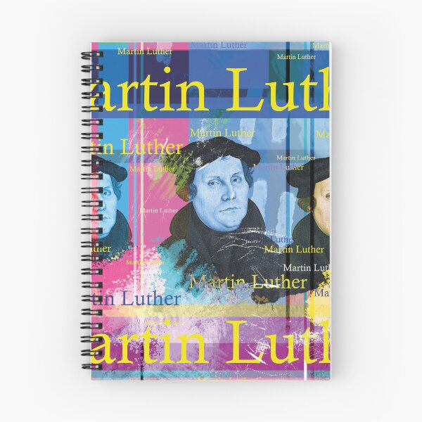 Item preview, Martin Luther Pop Art: Historical Reformer Portrait Collage designed and sold by Mauswohn.