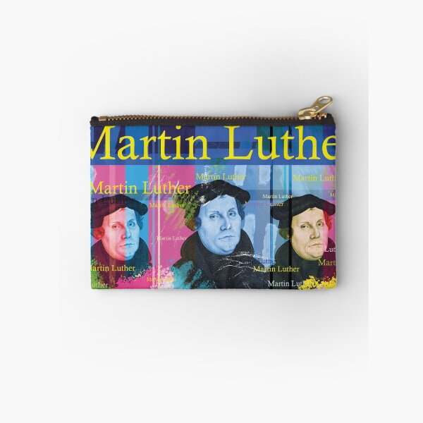 Item preview, Martin Luther Pop Art: Historical Reformer Portrait Collage designed and sold by Mauswohn.
