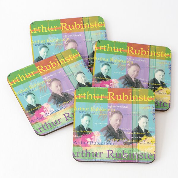 Item preview, Arthur Rubinstein Pop Art: Classical Pianist Portrait Collage designed and sold by Mauswohn.