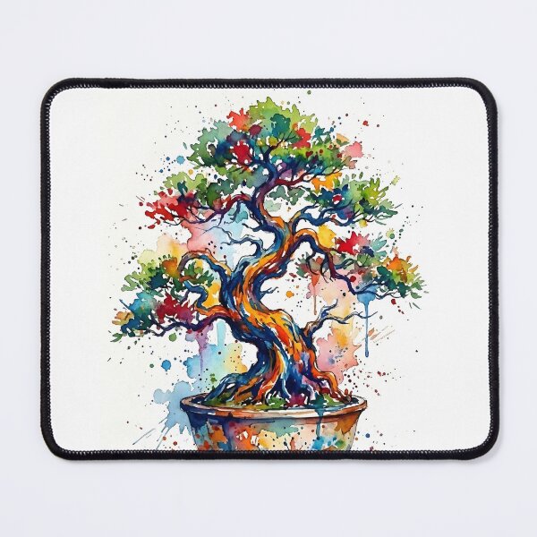 Item preview, Colorful Bonsai Tree designed and sold by RobertMartinArt.