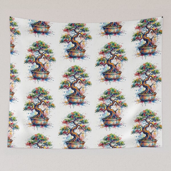Item preview, Colorful Bonsai Tree designed and sold by RobertMartinArt.