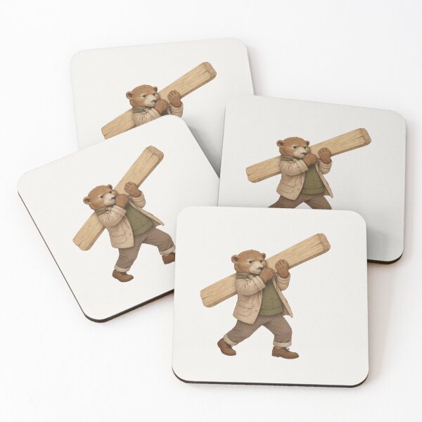 Item preview, Carrying a Heavy Wooden Beam designed and sold by Ombrya.
